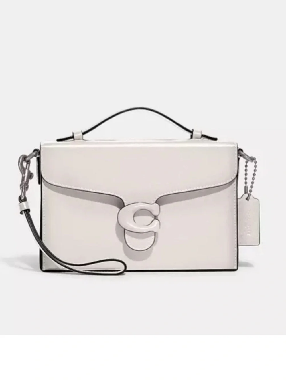NWT Coach Tabby Box Bag in Chalk Glove Leather $495 MSRP